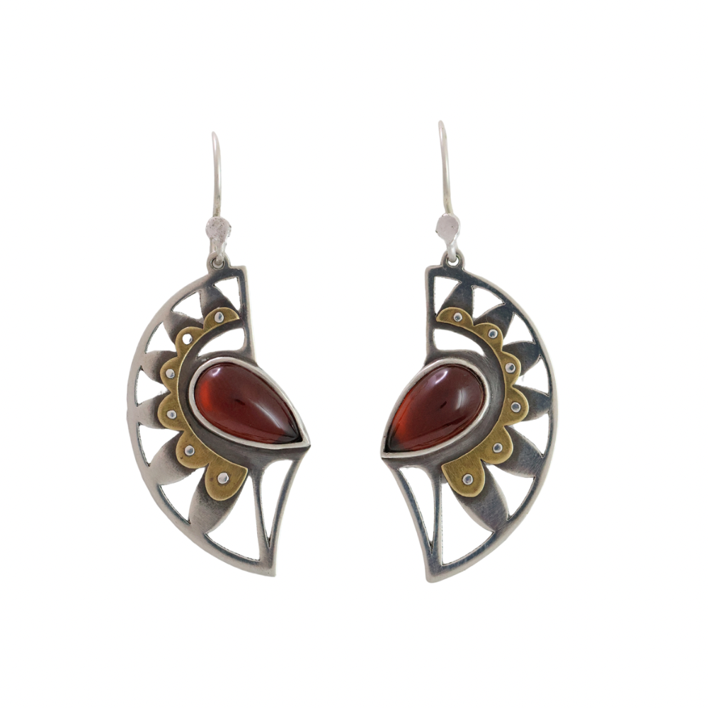 Peacock Strut Design Earrings