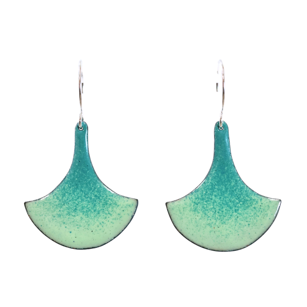 Round Fan Earrings. GFE1