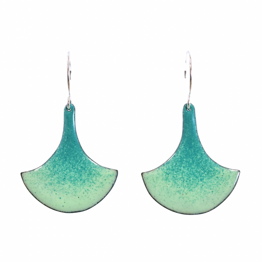Round Fan Earrings. GFE1