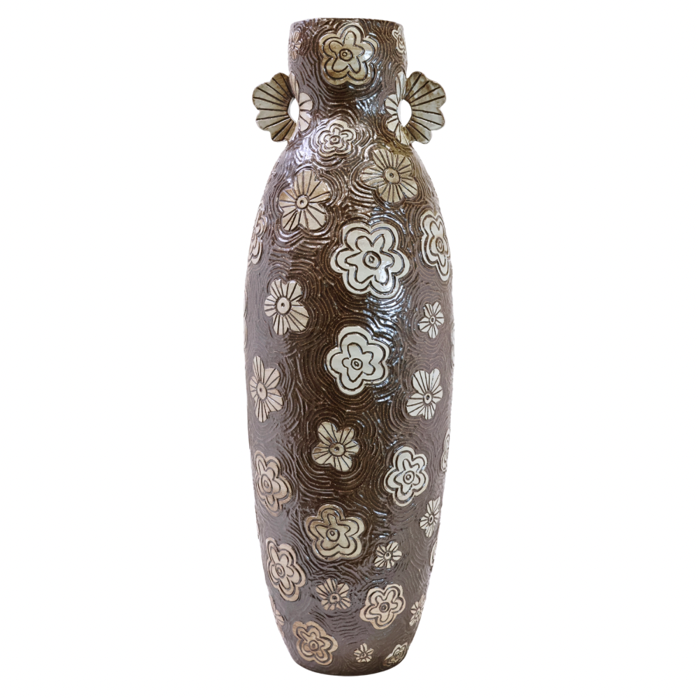 Tall Vessel w/ Flowers