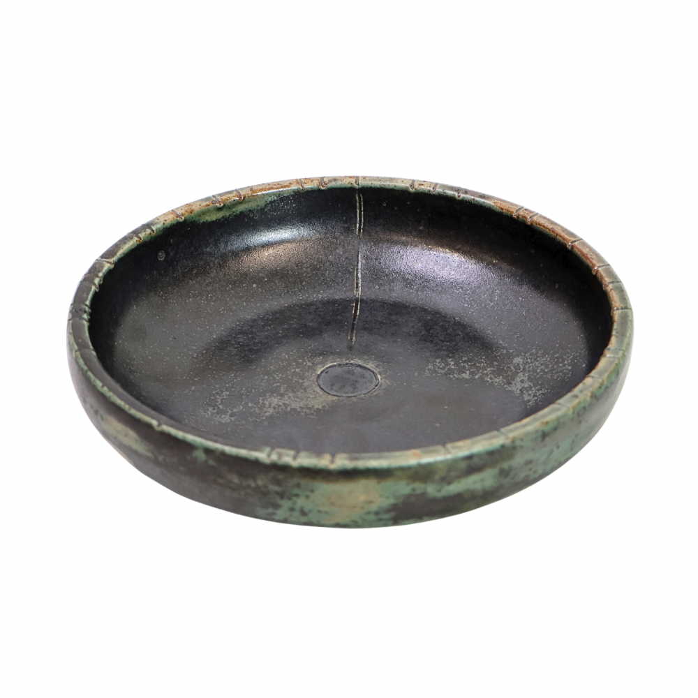 Hi-fire Bowl Black w/Dot