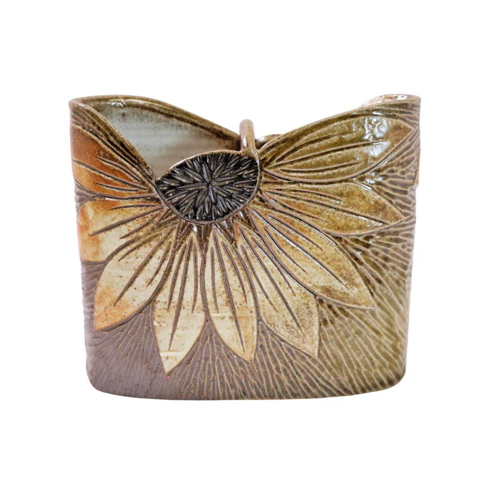 Flower Design Utensil Holder