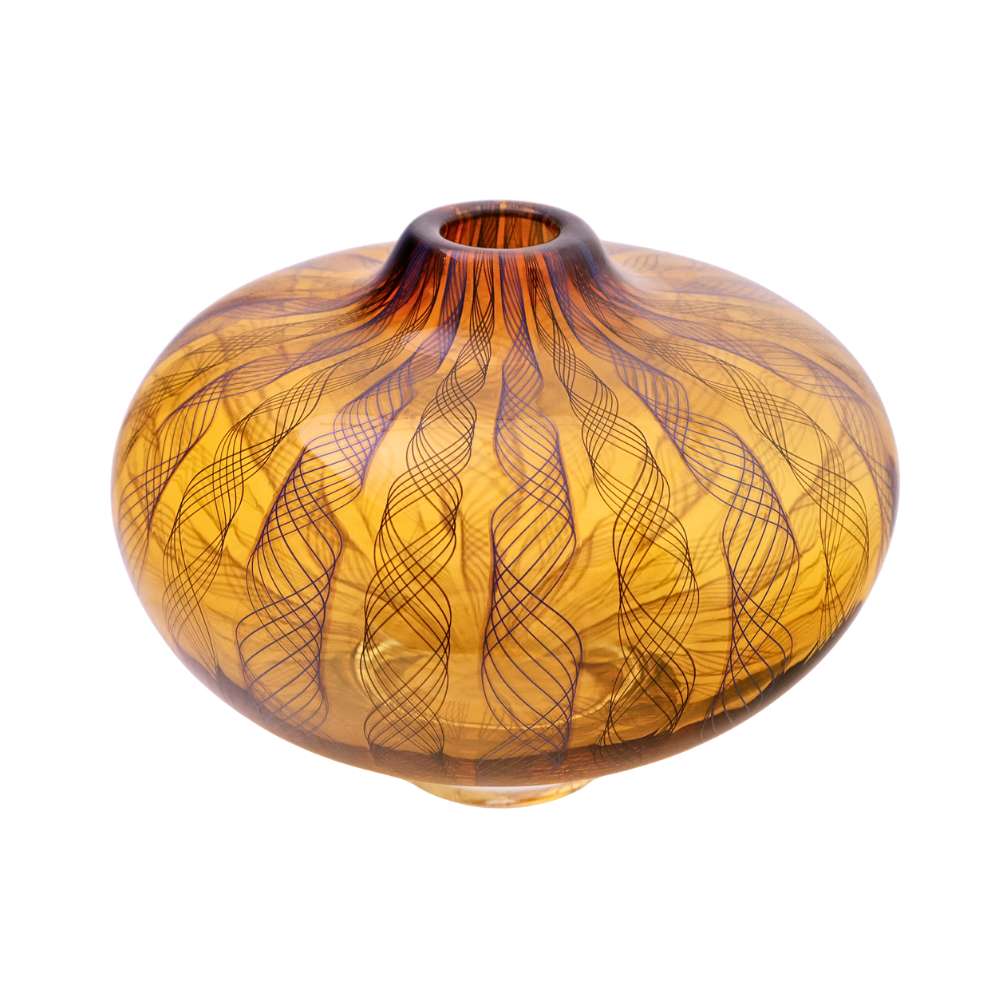 Orb Vessel - Amber/Blu