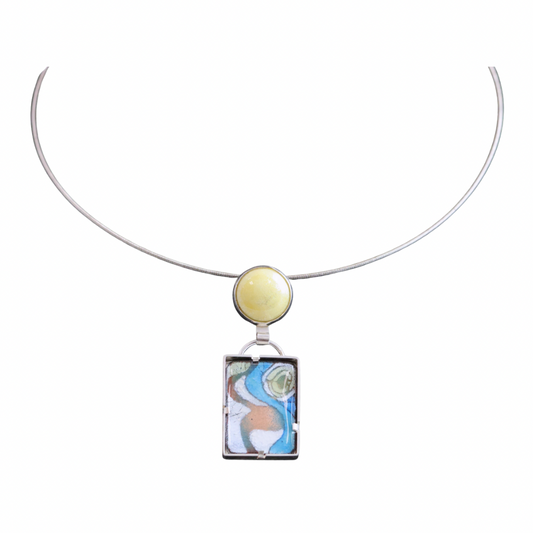 Enamel Necklace