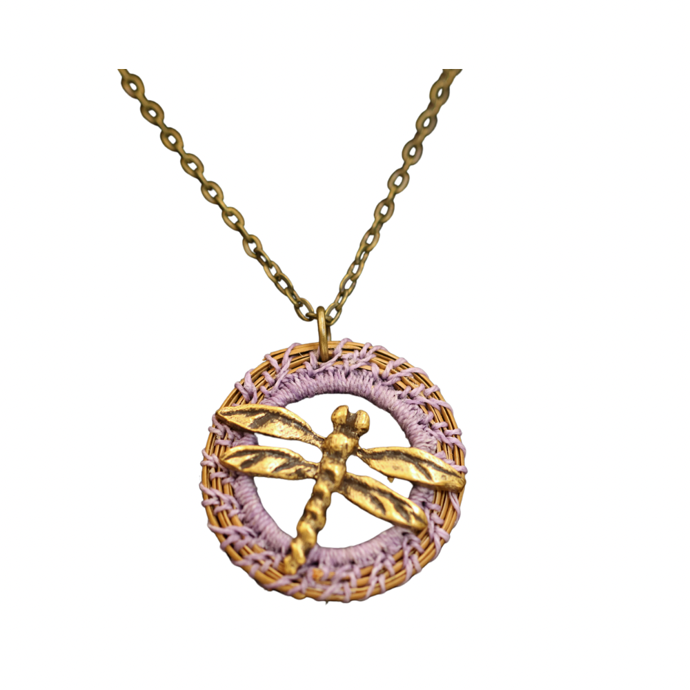 Pine Needle Pendant Necklace