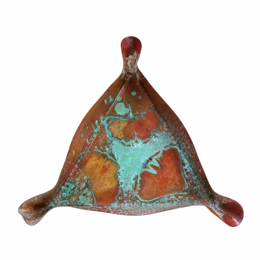 Patina Ginkgo Triangle Tray #1