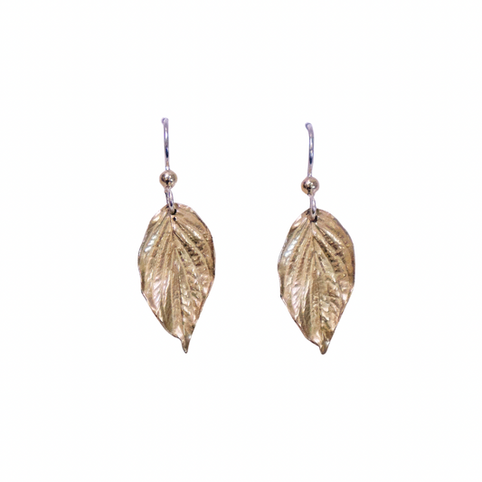 Golden Leaf Earrings