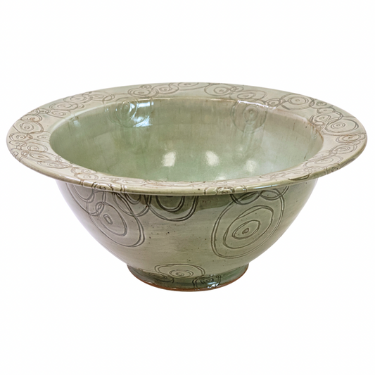 Large Etched Bowl