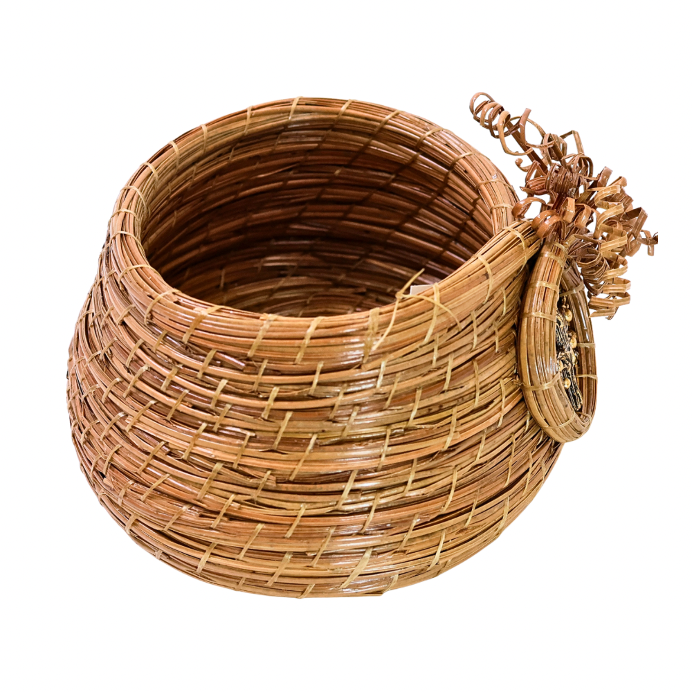 Coil Basket w/Tree of Life