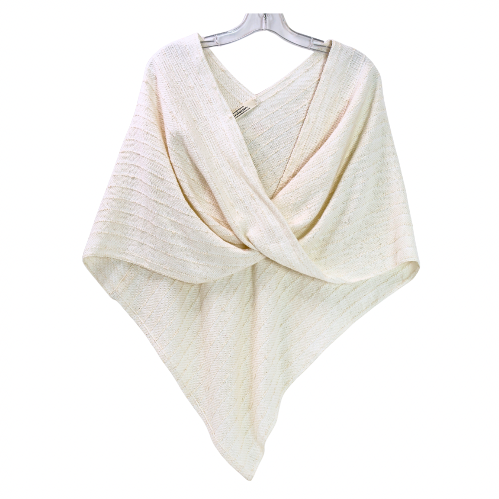 Ecru Twist Shawl
