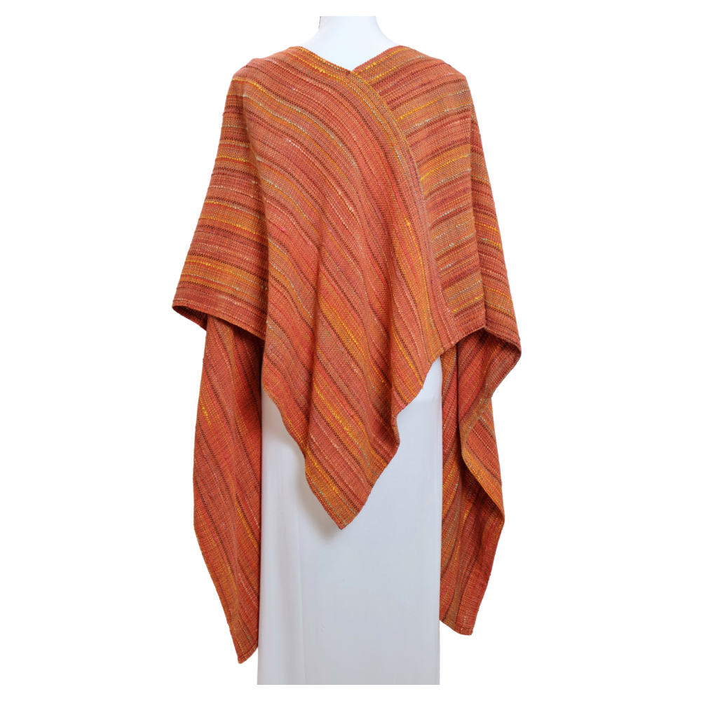 Fall Leaves V-Back Shawl