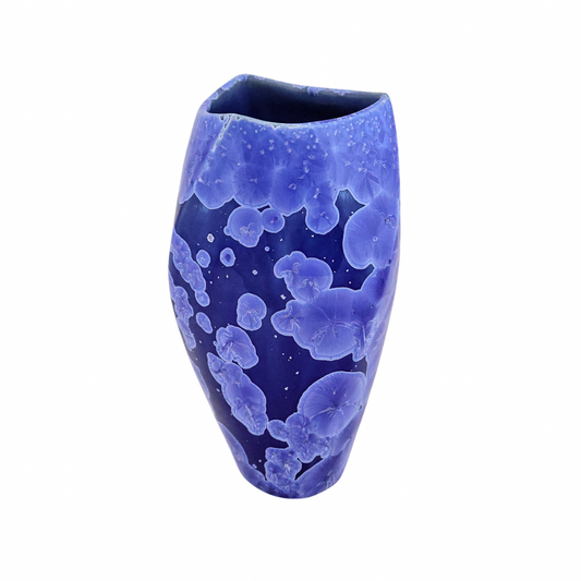 Cerulean Triangle Vase