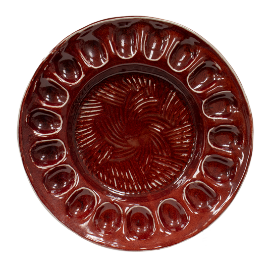 Red Deviled Egg Tray