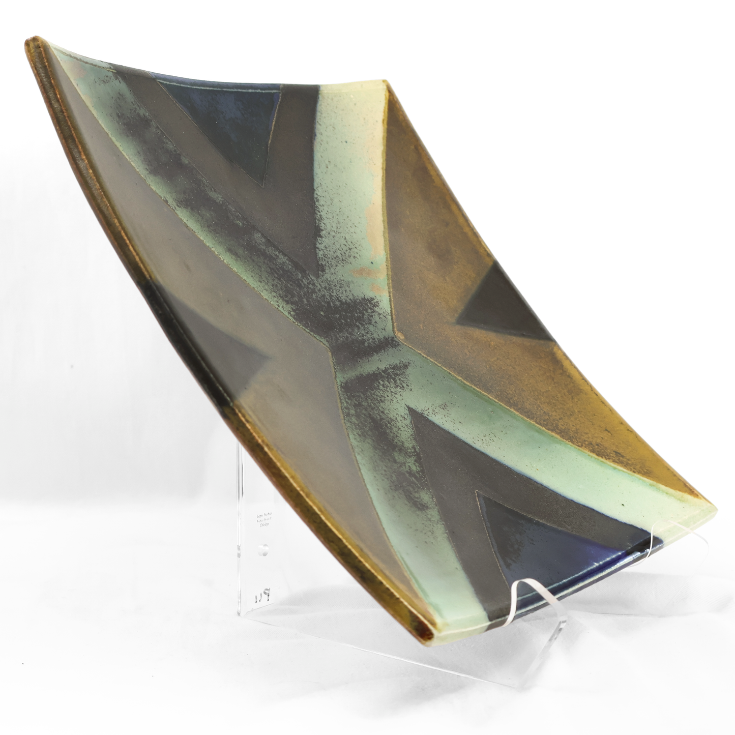 Wall Platter Grn/Blu/Blk