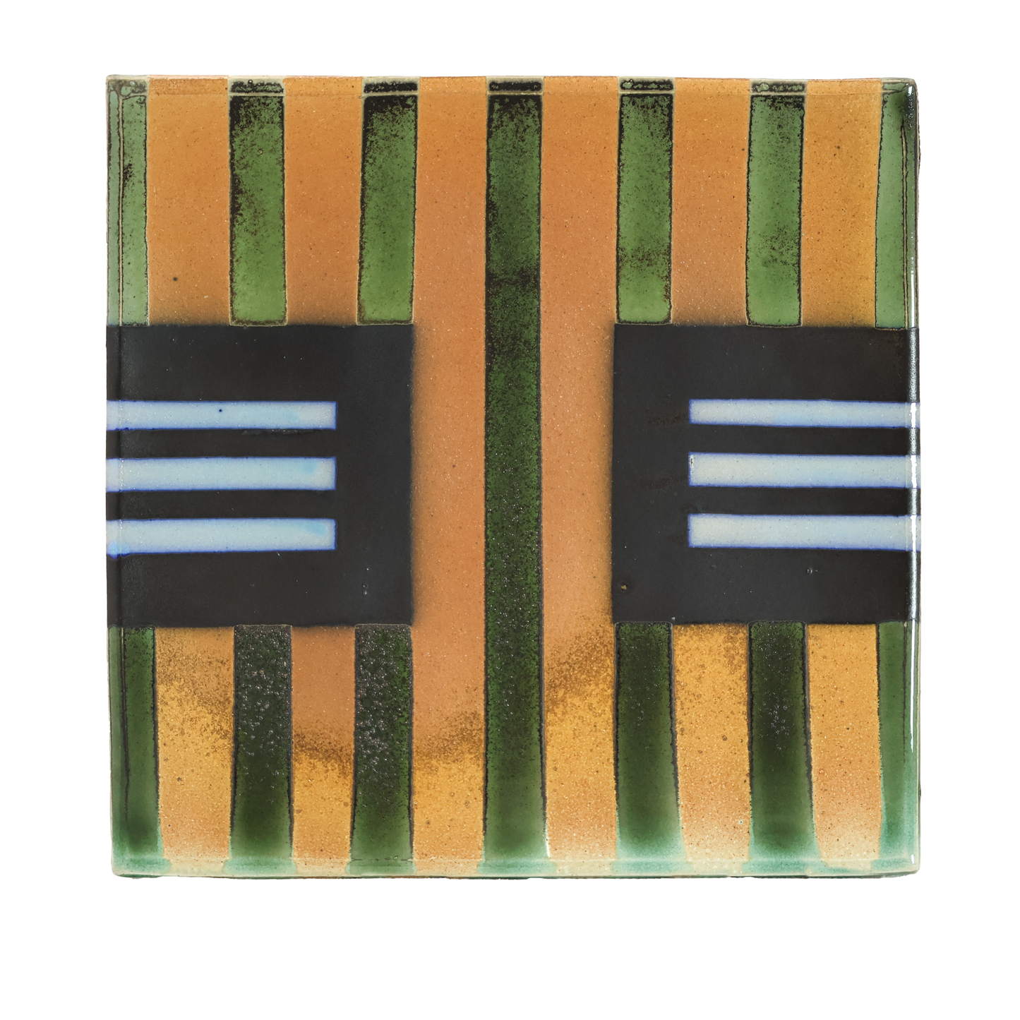 Wall Platter Grn/Blu/Brwn/Blk
