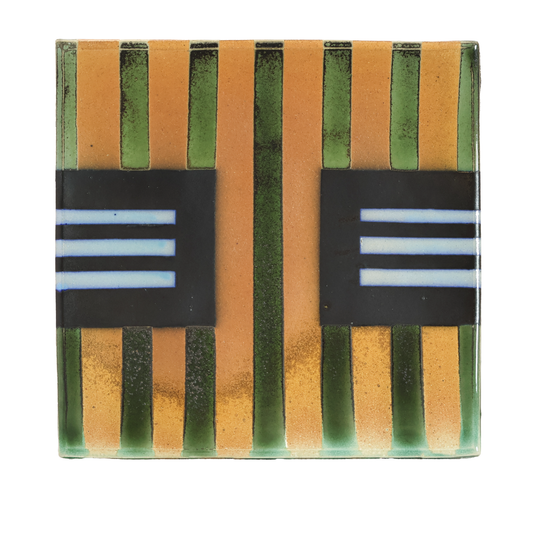 Wall Platter Grn/Blu/Brwn/Blk