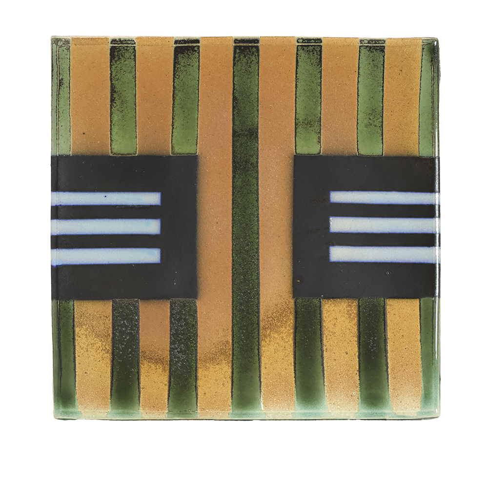 Wall Platter Grn/Blu/Brwn/Blk