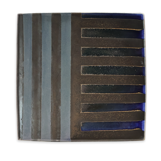 Wall Platter Blu/Blk