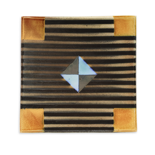 Square Stripe Platter
