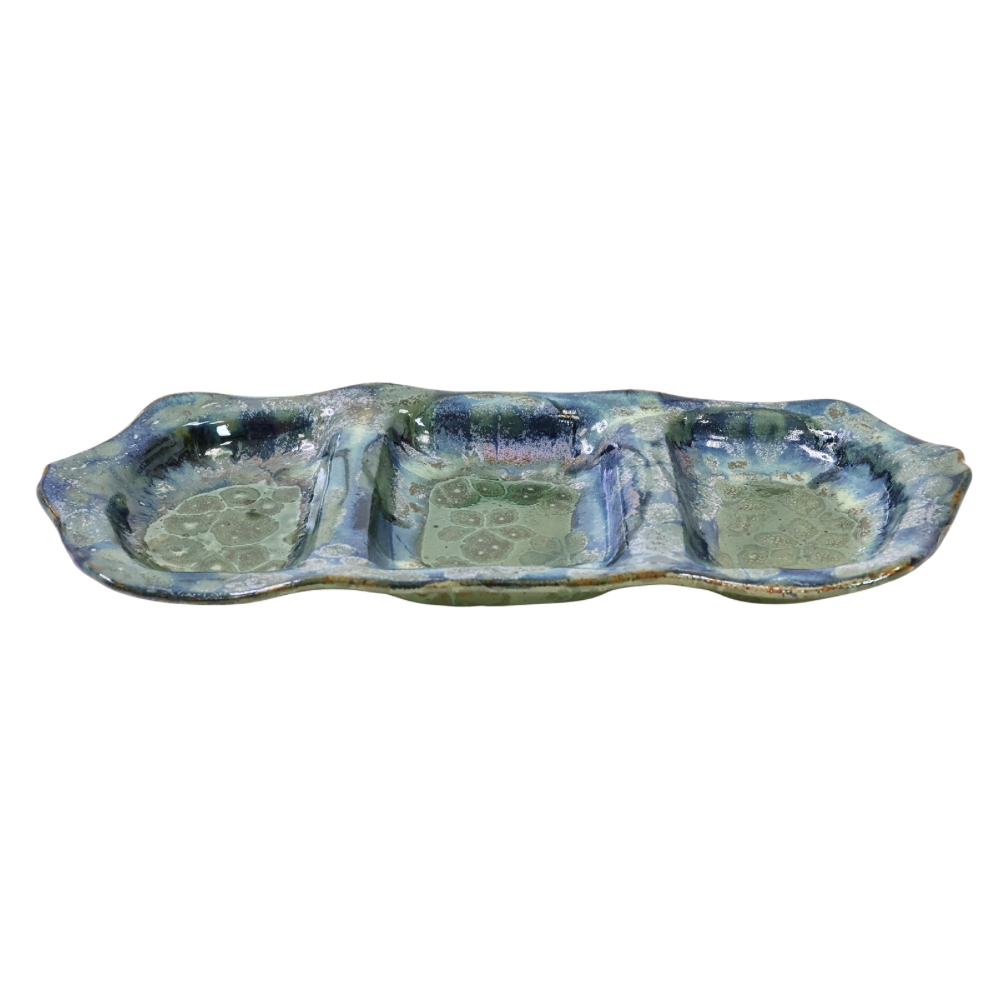 Muted Blues and Greens Trio Tray