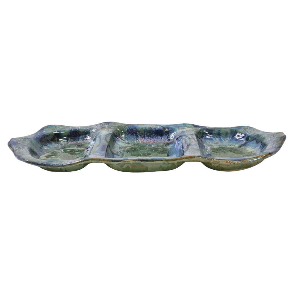 Muted Blues and Greens Trio Tray