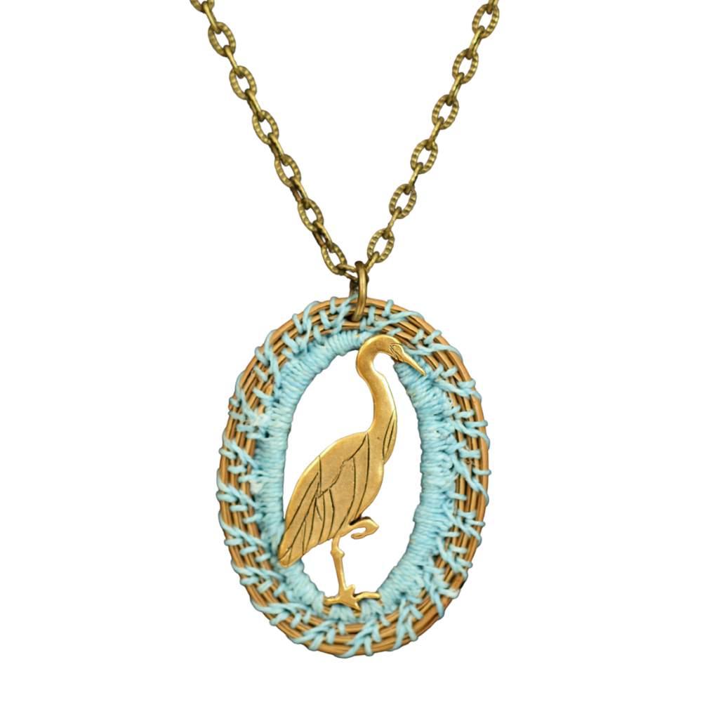 Pine Needle Pendant Necklace