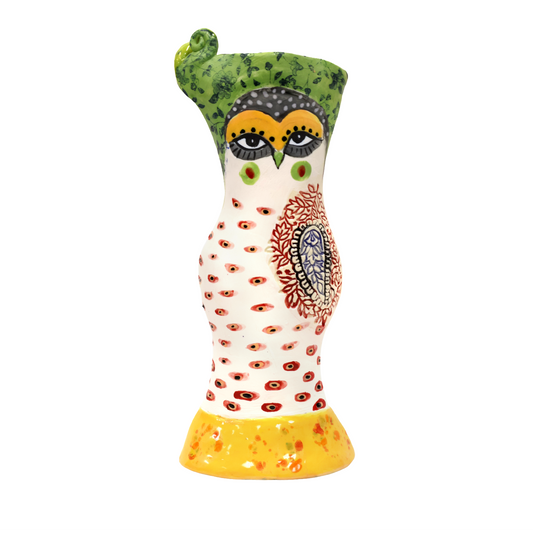 Tall Owl Vase #2