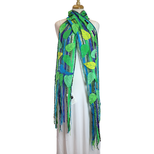 Scarf. Grn/Ylw/Blu