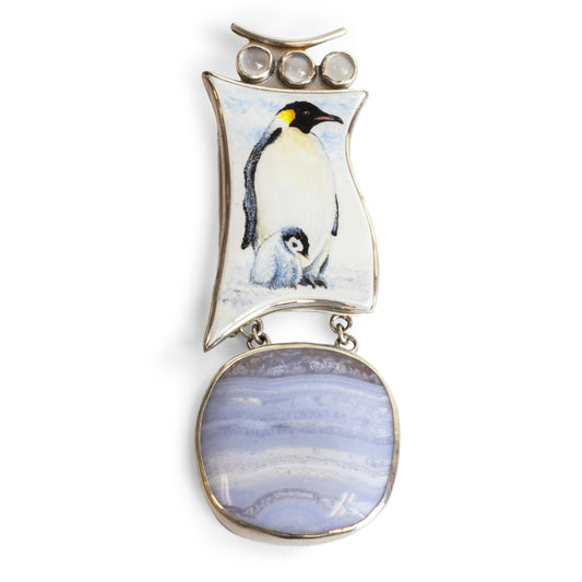 Emperor Penguin Pin/Pendant
