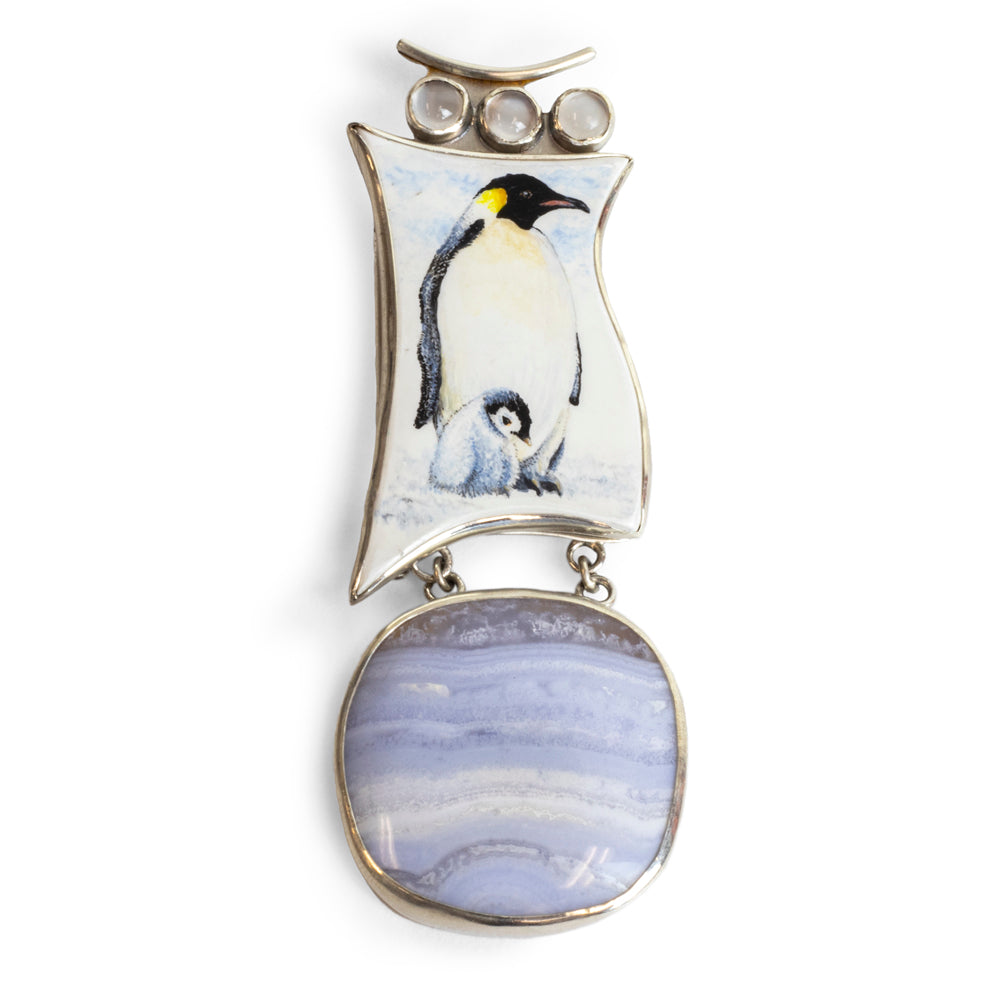 Emperor Penguin Pin/Pendant