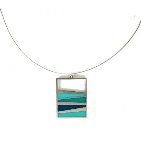 Aqua Wave Necklace