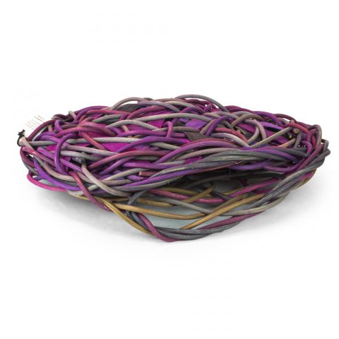 Purple Woven Basket-Sm