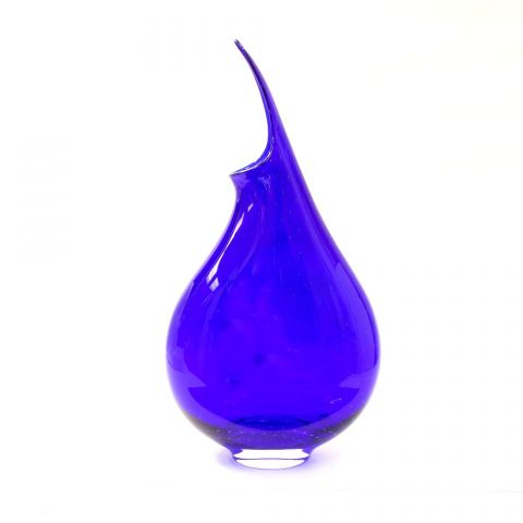 Cobalt Tusk Bubble Vase