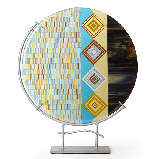 Round GeoTapestry w/stand 12"