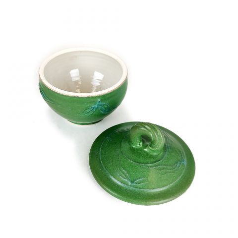 Green Covered Dish-Sm