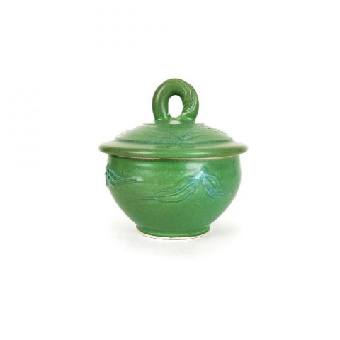 Green Covered Dish-Sm