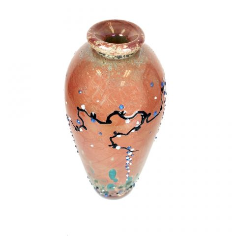 Tan Wisteria Vase II