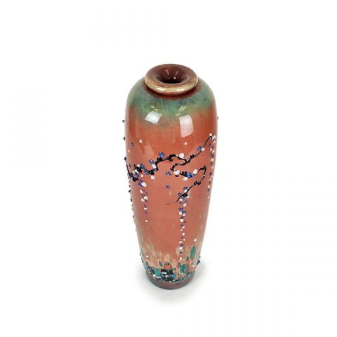 Tan Wisteria Vase I