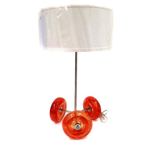 Large Orange Bead Lamp