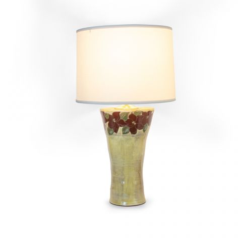 Rubies Set in Gold Lamp 26"