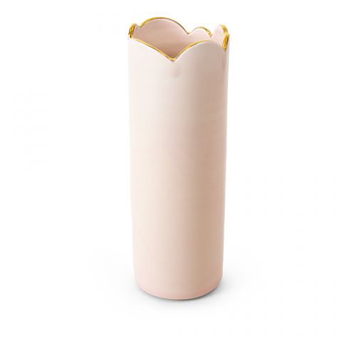 Vase - Pink Gold Cloud Rim