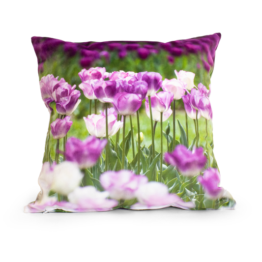 Shades of Spring Throw Pillow