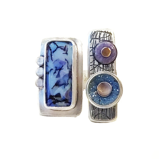 Abstract Expressionist Ring