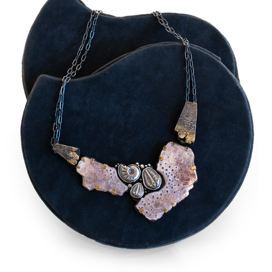 Lepidolite Rift Necklace