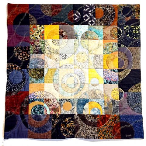 Yellow Haze of the Sun Wall Quilt